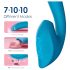 Vibeconnect - vodootporni G-spot vibrator i klitoralni stimulator (plavi)