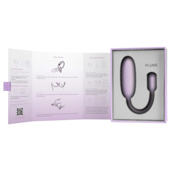 Svakom Plume - 2u1 vibracijsko jaje (ljubičasto)