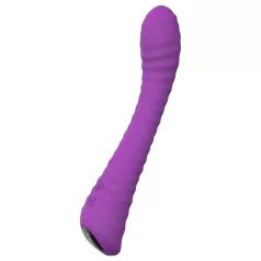   Sex HD Sunshine - vibrator za G točku - rebrasti - punjivi - ljubičasti