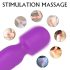 Seksi HD Iris - 2 motora, grijač, masažni vibrator (ljubičasti)