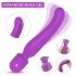 Seksi HD Iris - 2 motora, grijač, masažni vibrator (ljubičasti)