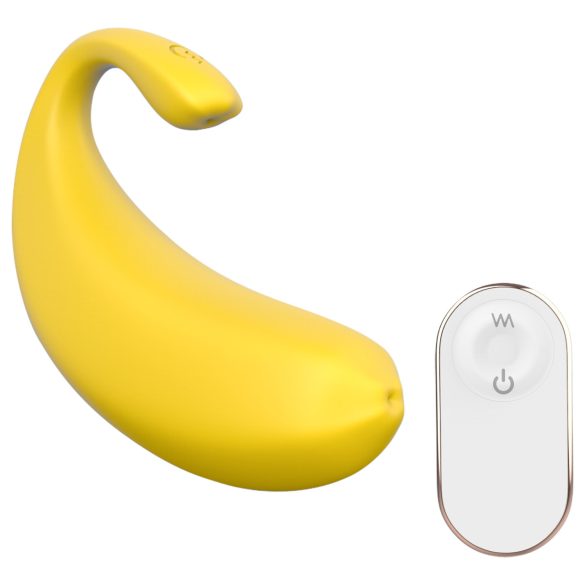 Sex HD - pametno vibrirajuće jaje u obliku banane (žuto)