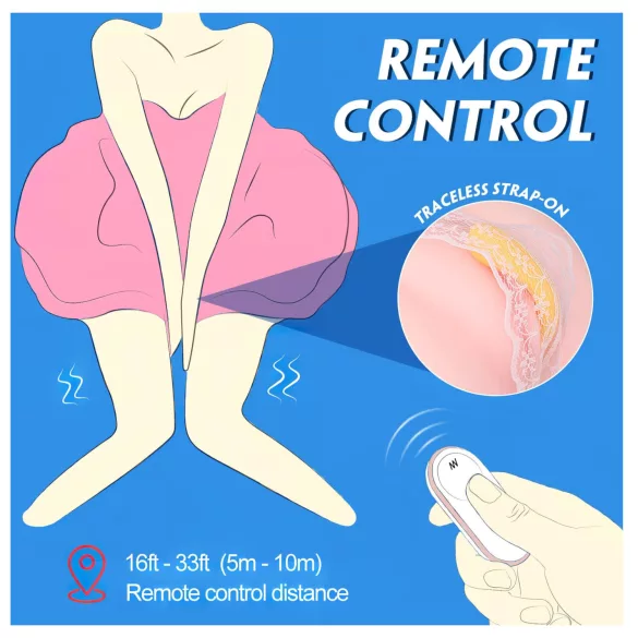 Sex HD - vibrirajuće jaje u obliku banane - pametno upravljanje - žuto