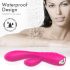 Sex HD Muses - punjivi vodootporni grijaći vibrator (pink)