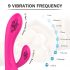 Sex HD Muses - punjivi vodootporni grijaći vibrator (pink)