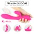 Sex HD Muses - punjivi vodootporni grijaći vibrator (pink)
