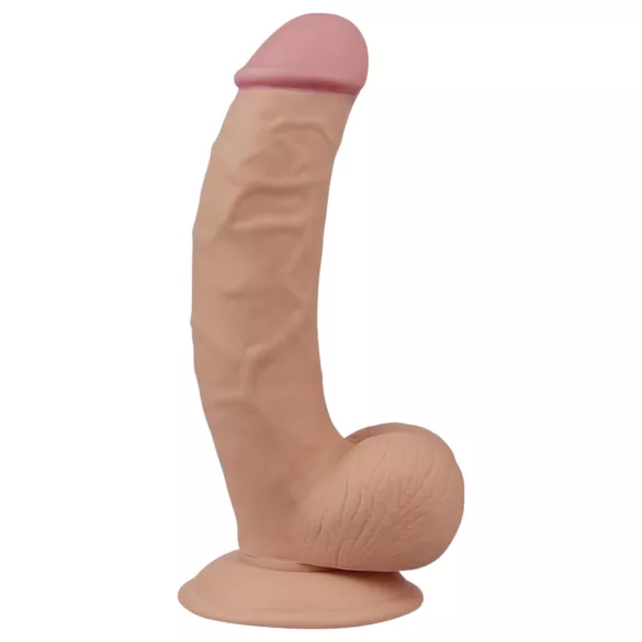 Lovetoy Ultra Soft - fleksibilni realistični dildo - 21,5 cm - natur