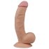Lovetoy Ultra Soft – fleksibilni, realistični dildo, 21,5 cm (natur)