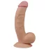 Lovetoy Ultra Soft - fleksibilni realistični dildo - 21,5 cm - natur
