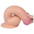 Lovetoy Ultra Soft – fleksibilni, realistični dildo, 21,5 cm (natur)