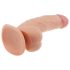 Lovetoy Ultra Soft – fleksibilni, realistični dildo, 21,5 cm (natur)