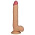 Lovetoy King-Veličina - Realistični dildić s vakumskom bazom - 25 cm (prirodna boja)