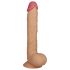 Lovetoy King-Veličina - Realistični dildić s vakumskom bazom - 25 cm (prirodna boja)