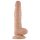Lovetoy Real Extreme - dildo s vakumom - 21 cm (prirodna boja)