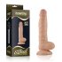 Lovetoy Real Extreme - dildo s vakumom - 21 cm (prirodna boja)