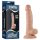 Lovetoy Real Extreme - G točka dildo sa vakuumom i testisima - 19cm (natur)