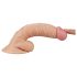 Lovetoy Real Extreme - G točka dildo sa vakuumom i testisima - 19cm (natur)