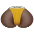 Lovetoy Streetgirl's 12 - torzo umjetne vagine i tanga (tamna prirodna boja)
