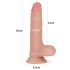 Lovetoy Nature Cock - realistični dildo - 18cm (prirodni)