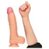 Lovetoy Nature Cock - realistični dildo s dvostrukim slojem - 25 cm - natur