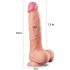 Lovetoy Prirodni Dildo - realistični slojevi - 25cm (prirodna boja)