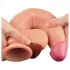 Lovetoy Nature Cock - realistični dildo s dvostrukim slojem - 25 cm - natur