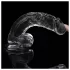 Lovetoy Flawless Clear - dildo s vakuumskom bazom - 19 cm - proziran