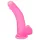Lovetoy - dildo s vakuumskom bazom - jelly, 20 cm, roza