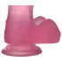 Lovetoy Jelly Studs - Dildo s vakuumom - 15cm (ružičasti)