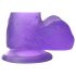 Lovetoy Jelly Studs - dildó s vakum bazom - 15 cm (ljubičasta)