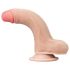 Lovetoy Sliding-Skin - dvoslojni dildo - 18 cm (naturalan)