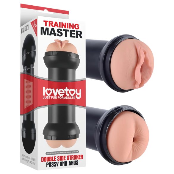Lovetoy - vagina i analni masturbator (prirodni)