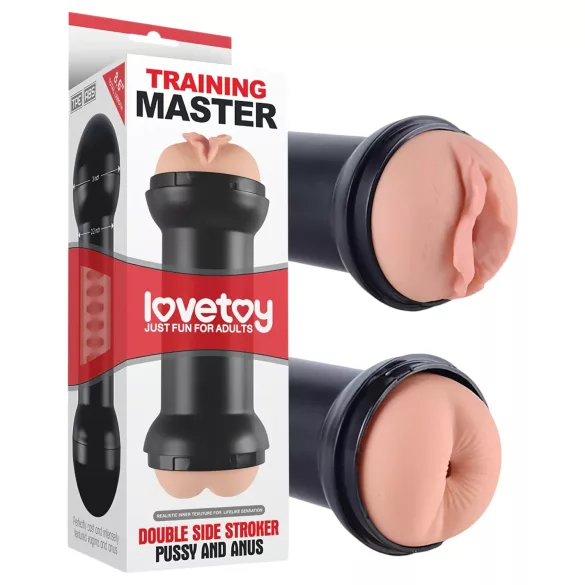 Lovetoy - masturbator vagina i anus - natur