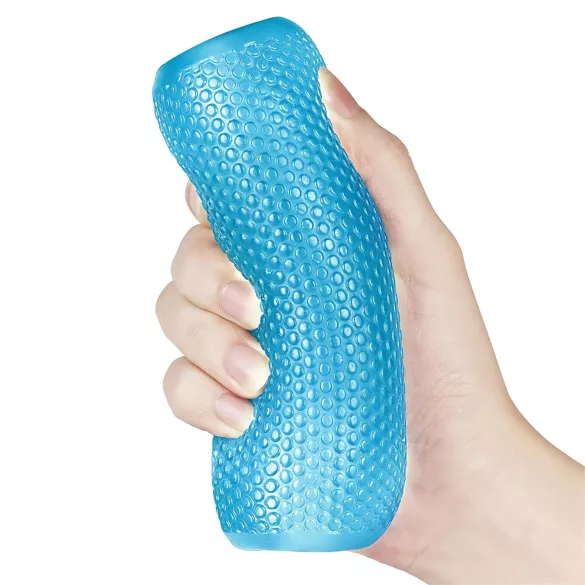 Lovetoy - Masturbator s dvije strane - rebrasti dizajn - plavi