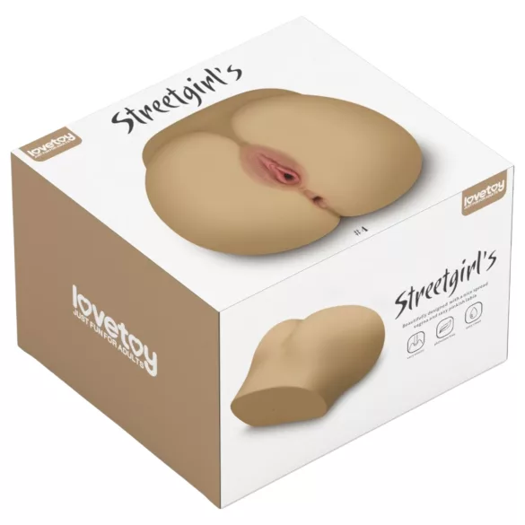 Lovetoy - masturbator torzo - vagina i anus - realističan - natur