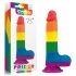 Lovetoy Prider - prirodni dildo s testisima - 20 cm (duga)