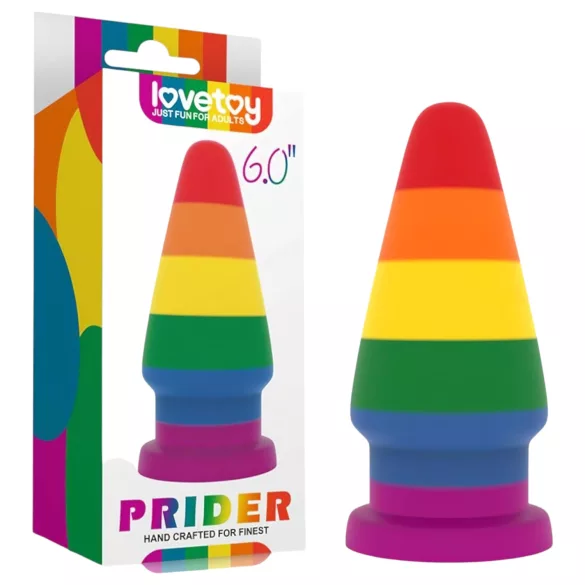 Lovetoy Prider - analni plug - 15 cm - duga