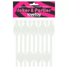 Lovetoy - slamka s vaginom koja svijetli - bijela