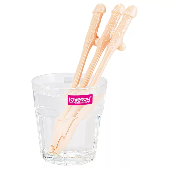 Lovetoy - realistična slamka za penis - natur