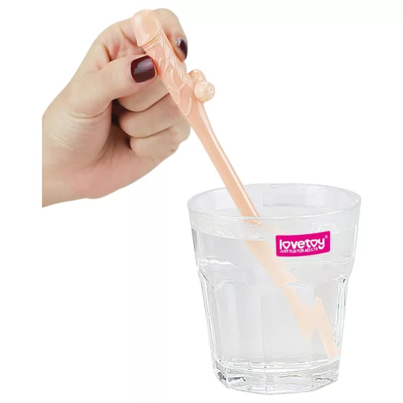 Lovetoy - realistična slamka za penis - natur