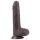 Lovetoy - dildo s dvostrukom kožom - realističan - 18 cm - smeđa
