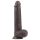 Lovetoy Sliding-Skin - dvostruka struktura dildo - 23cm (smeđa)