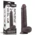 Lovetoy - dvoslojni dildo - realističan osjećaj - 23 cm - smeđa