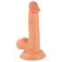 Gospodin Grubi - realistični dildo s testisima, 17cm (natur)