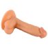 Gospodin Grubi - realistični dildo s testisima, 17cm (natur)