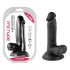 G. Drski - realistični dildo s vakuumskom bazom i testisima - 17cm (crni)