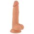 Gospodin Nevaljalac - prirodni dildo s vakuumom, 19 cm