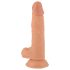 Gospodin Nevaljalac - prirodni dildo s vakuumom, 19 cm