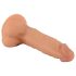 Gospodin Nevaljalac - prirodni dildo s vakuumom, 19 cm