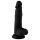 Gospodin Grubi - realist. dildo sa prisavkom i testisima - 19 cm (crni)